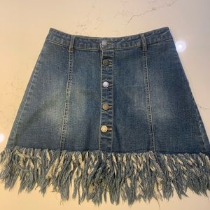 DENIM SKIRT